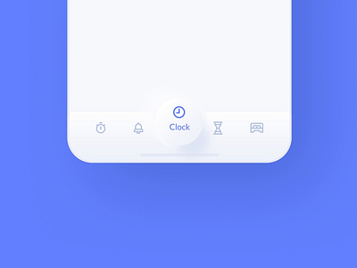 Tab Bar Navigation Animation animation design icons interaction ios iphone menu microinteraction navigation navigation bar neumorph neumorphic neumorphism product screen skeuomorph tab bar tabbar ui ux