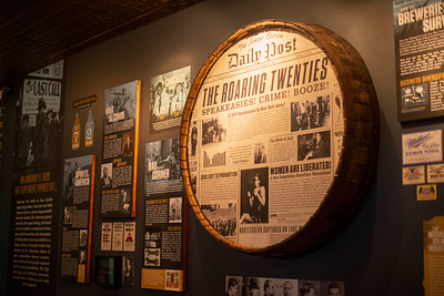 Indiana Beverage Prohibition Museum beer environmental environmental design exhibit design museum prohibition