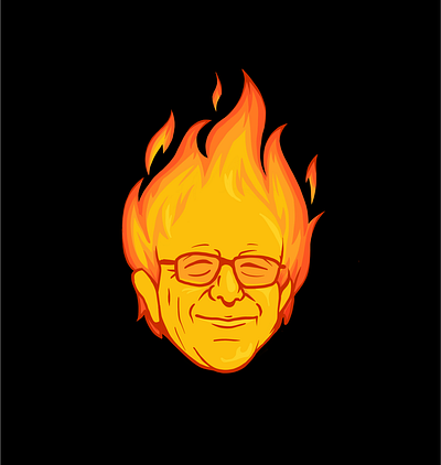 Feel the Bern 2020 bernie bernie sanders design digital illustration drawing illustration ipadpro procreate