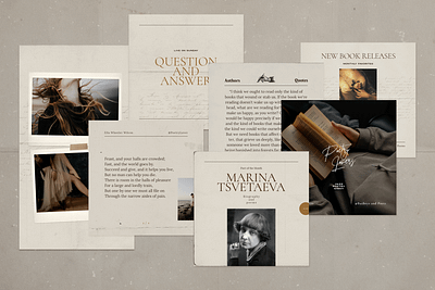 Poetry Social Media Templates book cover book design book lovers creative design creative writer creative writing layout layout design magazine design poem poet poetic poetry poetry design poetry lovers social media design social media pack social media template