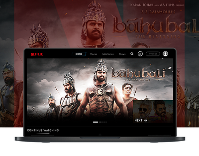 Netflix Tamil Movies & Webseries Website Design Concept app branding design illustration movie netflix ui ux webdesign webseries website