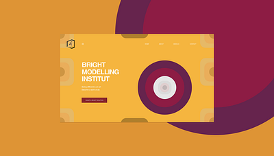 Landing page for a modelling platform branding design product design prototyping uidesign uiux ux uxui web wireframe design