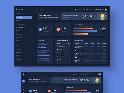 Dashed dashboard dark version branding dashboad figma landing page ui ui ux uiux ux web web design