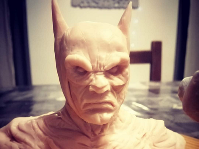 [Sculpture] Batman batman clay gotham sculpey sculpt