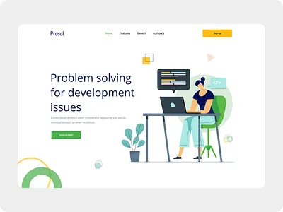 Development Agency Header Concept! 2k20 agency branding creative header header design header exploration header illustration landingpage typography ui ux uidesign ux design vector web website design
