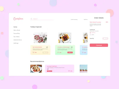 Candystore app commercial design dessert iceccream illustration ios design typography ui ui design user experience userinterface ux uxdesign web webdesign