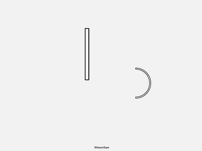 Put your nose in middle 36daysoftype alphabet illusion illustration language minimal minimalist typeface