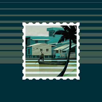 Southern VietNam #2 I Mom design flatdesign illustration southvietnam vector vietnam vietnamese