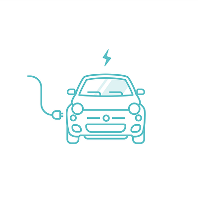 Electric Car Charging 02 car charging design electric illustration illustrator ui vector