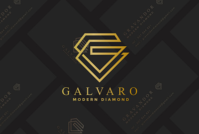 GALVARO Mockup brand identity company logo creative design elegant graphic design identity illustration inspiration logodesign luxury minimal minimalist mock up modern modern logo unique