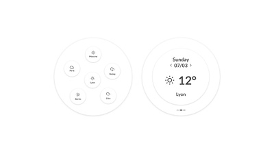 DailyUI - 037 / Weather home tool 037 37 daily dailyui design home icon minimal tool ui weather weather app