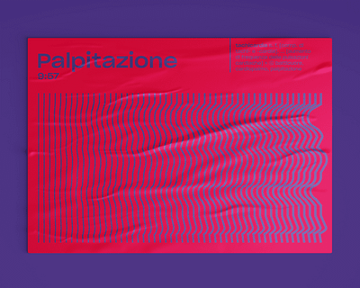 Palpitazione - Poster 💓 abstract abstract art abstract design adobe illustrator cc contrast graphic design illustrator lines poster shapes vector