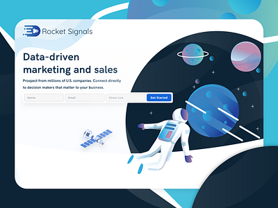 Rocket Signals - Data & Marketing marketing rocket signals web webdesign