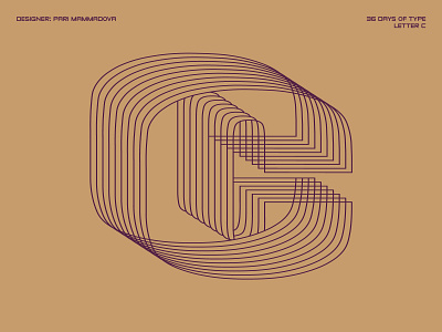36 Days of Type — Letter C 36days c 36daysoftype 36daysoftype07 type typography