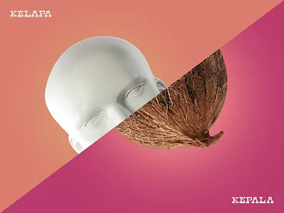 Kepala/Kelapa collage concept art design illustration indonesia indonesian sketch