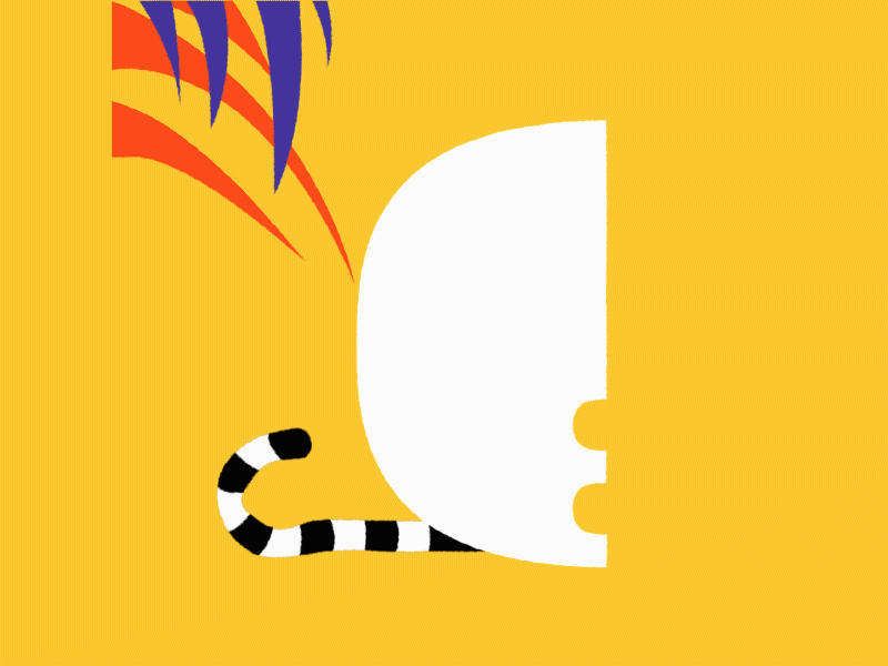 36 Days of Type: E 36days 36daysoftype animals animation character elephant illustration lemur loop motion design motiongraphics tropical