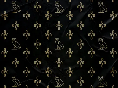 Drake - OVO Pattern 6 god drake drizzy ovo owl pattern raptors six the six toronto toronto raptors