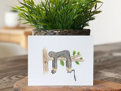 The Lazy Ninja 🥋 aquarelle character design character illustration colored pencils illustration lazy ninja smashdraw watercolor