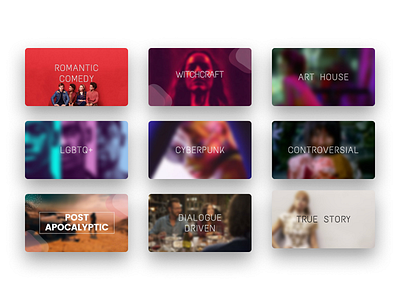 Movie List Cards movie app movie list movie posters movies