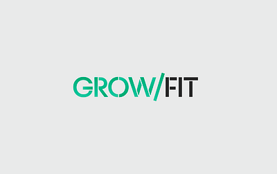 GrowFit Logo logo typography