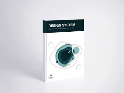 design system ebook book branding component cover design design system ebook illustration papercut pattern rocket spaced ui ux uxui