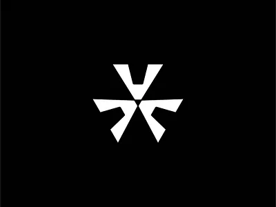 Abstract Logo Exploration abstract black and white design design exploration geometric graphic design logo logo exploration minimalist modern