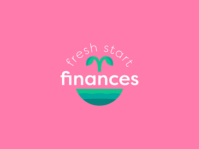 Fresh Start Finances Logo Concept concept finance logo
