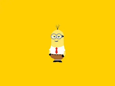 Bob the Minion art cartoon character design icon icon design icon set illustration illustrator instagram minions procreate spongebob yellow