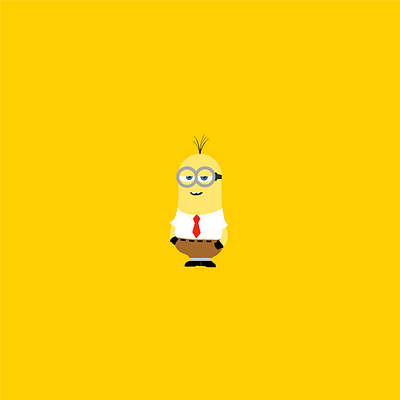 Bob the Minion art cartoon character design icon icon design icon set illustration illustrator instagram minions procreate spongebob yellow