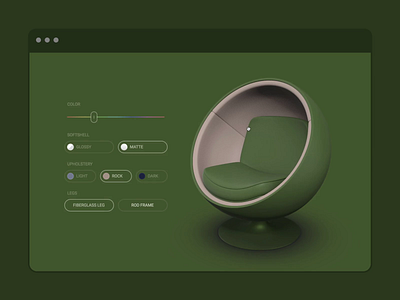 WebAR Landing Page 3d checkbox customizer form hue landing page vectary