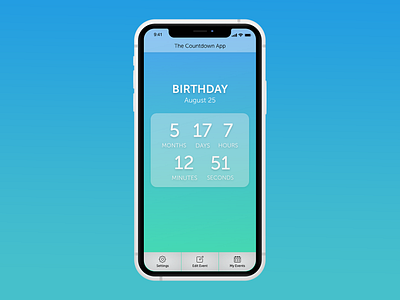 Daily UI #14 adobexd app countdown dailyui design mobile