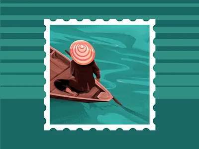 Southern Viet Nam brush flatdesign illustration illustration art illustrator vector vietnam vietnamese