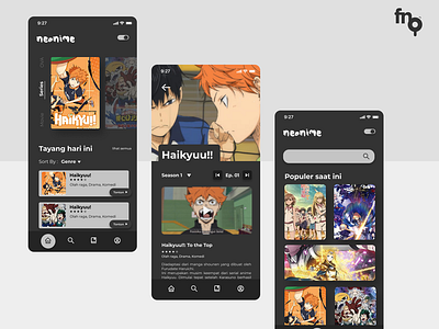 Design Exploration - Mobile Movie Apps app design figma typography ui ux web
