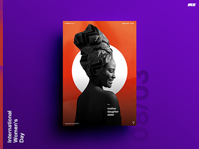 Women's day graphicdesign layout posterdesign