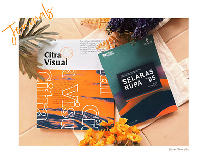 Journal Article Published & "Selaras Rupa" Cover Book Design art book cover branding cover design creative design graphic design illustration typography