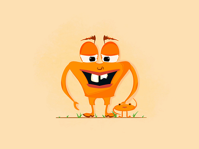 Funny character cartoon digital art dribbble funny illustration illustration instagram minimal practice procreate art