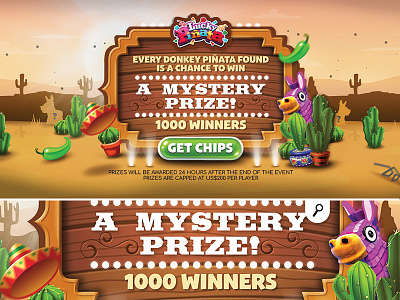 lucky pinata game chip gambling game lucky mexico money pinata player prize screenshot win winner