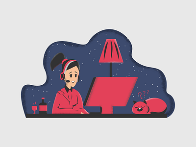 Illustration of a woman in a meeting adobe illustrator art artwork daily illustration daily illustrations dailyui graphics illustration illustration art illustrations illustrator vector vector art vector artwork vector illustration vector illustrations vector illustrator vector illustrator design vectorart vectors