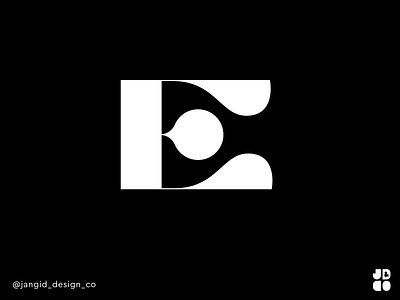 Abstract E 36 days of type branding design icon illustration illustrator logo minimal minimalist logo typography vector