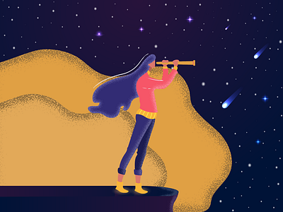 Woman looking at sky adobe illustrator art artwork graphics graphics design illustration illustration art illustrations illustrator vector vector art vector artwork vector design vector graphic vector illustration vector illustrations vector illustrator vector illustrator design vectorart vectors