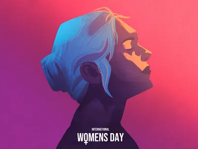 Women's day abstract illustration painting vector watercolour woman women womens day