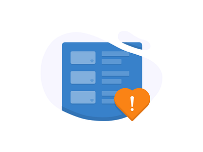 No Favourites affinitydesigner app design error favourite heart icon illustration like logo love mobile page ui ux vector