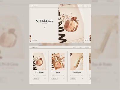 HORIZONS. design homepage landing page minimal ui ux