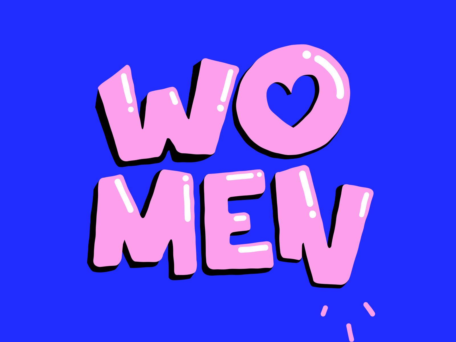 HEY LADYS! Happy international women's day 2d after effects aftereffects animation design motion graphics type typeanimation vector