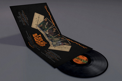 Thr Big Swamp Vinyl album artwork album cover cover art cover artwork cover design coverart design digitalillustration drawing illustration illustrator vinyl vinylcover