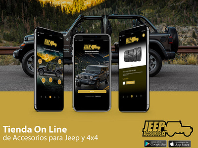 Prototype jeep & accesorios ux design web design