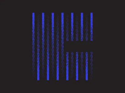 Banding Problems 36dayoftype 36daysoftype07 blue icon icon design identity lettering logo logo design texture typography