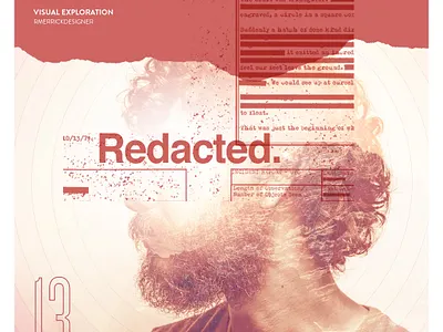 Day 13 - Redacted collage daily photoshop sketch