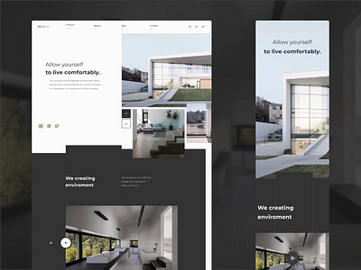 MetaRCH architecture building house webdesign website