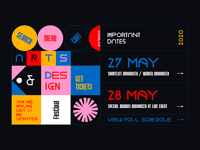 Layout #13 / color design festival poster typography ui ux vector web